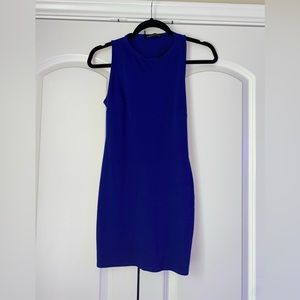 Blue Cut Out Dress